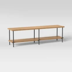 Wood And Metal TV Stand For TVs Up To 60" - Room Essentials™ -RSH Decor Store GUEST 008e6b5f 4d43 465d 8784 80c8ca30ed60