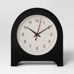 6" Arch Table Clock Black - Room Essentials™ -RSH Decor Store GUEST 00b99ddc c2d4 4c8a 8b7a 909860a0992d