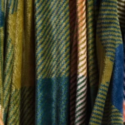 Printed Plaid Plush Throw Blanket Green Multi - Room Essentials™: Lightweight Knitted Fleece, 50x60, Machine Washable -RSH Decor Store GUEST 10aee841 8e63 465f 96f8 e9d97b6e27f9