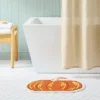 20"x23" Pumpkin Shaped Non-Slip Harvest Bath Rug Orange - Room Essentials™ -RSH Decor Store GUEST 130e1440 5aca 41d2 93ee 4c81ac00497a