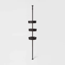 Steel Corner Tension Pole Caddy - Room Essentials™ -RSH Decor Store GUEST 14bce56a 1f6f 469f a443 28c65a963247