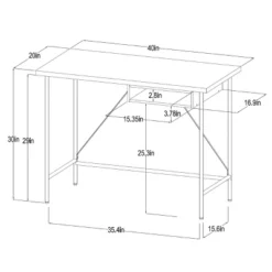 Wood And Metal Writing Desk With Storage - Room Essentials -RSH Decor Store GUEST 16384948 3285 48d2 a246 ed58869f46f1