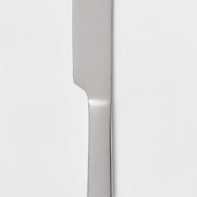 Squared Straight Knife - Room Essentials™: 18/0 Stainless Steel Dinner Knife, Dishwasher-Safe, Silver, 9.15" Length 4 Squared Straight Knife - Room Essentials™: 18/0 Stainless Steel Dinner Knife, Dishwasher-Safe, Silver, 9.15" Length - Image 2