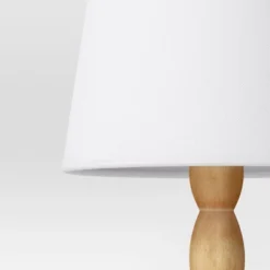 Turned Wood Stick Lamp Brown - Room Essentials™: Modern Accent Table, ETL Listed, No Bulb Included -RSH Decor Store GUEST 1d68481d 7341 465a abc8 70a010140043