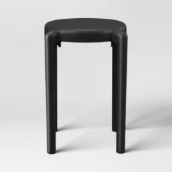 Recycled Plastic Dorm Accent Side Table Black - Room Essentials™ -RSH Decor Store GUEST 1f15d1f1 cc65 4a32 adf0 c063d65911e2