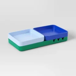 3pc Stackable Melamine Decorative Trays - Room Essentials™ -RSH Decor Store GUEST 219cdf7d 945c 4cb8 bdbc 483ee63f1162