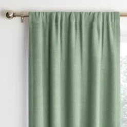 Room Darkening Heathered Thermal Window Curtain Panel Green - Room Essentials™ -RSH Decor Store GUEST 23d714f2 d37b 4178 87ff a798818f6df5