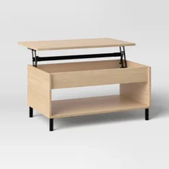 Mixed Materials Wood And Metal Lift Top Coffee Table With Storage Natural Wood - Room Essentials™ 7 Mixed Materials Wood And Metal Lift Top Coffee Table With Storage Natural Wood - Room Essentials™ -RSH Decor Store GUEST 2447d7e6 0383 47f9 9278 0dfc753d457c