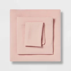 Twin/Twin XL Garment Washed Microfiber Solid Sheet Set - Room Essentials™ -RSH Decor Store GUEST 27762cb4 2a66 45b9 975a dcea8ca0ef1a