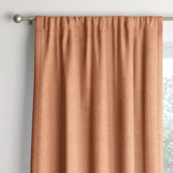 Room Darkening Heathered Thermal Window Curtain Panel Orange - Room Essentials™ -RSH Decor Store GUEST 2808d58c 6d7f 40ec bcc5 51677ac3209f