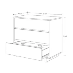 Modern 32" Wide 3 Drawer Dresser - Room Essentials™ -RSH Decor Store GUEST 2a951fcb 02d7 4c3c 9a9a acb811154e77