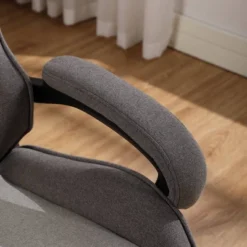 Swivel Dorm Gaming Chair Gray - Room Essentials™: Upholstered Computer Desk Chair, Adjustable, Fixed Arms -RSH Decor Store GUEST 383064e8 972b 491d a553 fbcabbf796a8