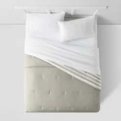 Microfiber Stripe Reversible Comforter - Room Essentials™ -RSH Decor Store GUEST 3b039eae 6287 4f7a b5e1 b7ab4c2af3a5
