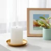 3" X 4" Unscented Candle White - Room Essentials™: Paraffin Wax, 65hr Burn Time, Single Wick Pillar -RSH Decor Store GUEST 42f7df65 f915 4ca0 a5b6 7816f14499ca