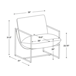 Metal Framed Sling Dorm Chair - Room Essentials™ -RSH Decor Store GUEST 4a533c6e a922 4320 a4b6 12e30169897b