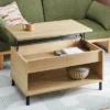Mixed Materials Wood And Metal Lift Top Coffee Table With Storage Natural Wood - Room Essentials™ -RSH Decor Store GUEST 51b7da46 d2ea 4dec 9a20 4ac3ce320465