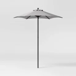6' Round Outdoor Patio Market Umbrella With Black Pole - Room Essentials™ -RSH Decor Store GUEST 54e4fc38 b2fa 47b0 b7ac 3c5428b0dce3