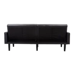 Faux Leather Futon Sofa With Arms Black - Room Essentials™ -RSH Decor Store GUEST 5b590056 4f71 45ef a9b2 78acfc1ee409