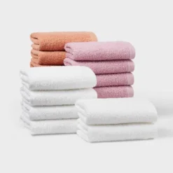 18pk Everyday Washcloths - Room Essentials™ -RSH Decor Store GUEST 6385c6be dcc5 4cdd b1f7 6a685aa84311