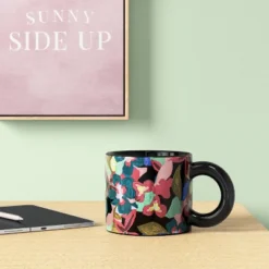 16oz Stoneware Vintage Floral Print Mug - Room Essentials™