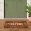 1'6"x2'6" 'Welcome' Leaves Coir Doormat White - Room Essentials™ -RSH Decor Store GUEST 68c2f845 95b2 4716 996e 5bbc33dfd3ab