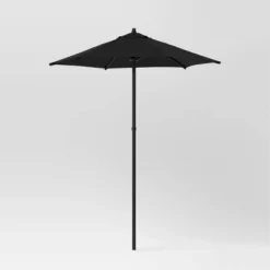 6' Round Outdoor Patio Market Umbrella With Black Pole - Room Essentials™ -RSH Decor Store GUEST 745205cc 10f6 4caa 84da 8c9536c25529