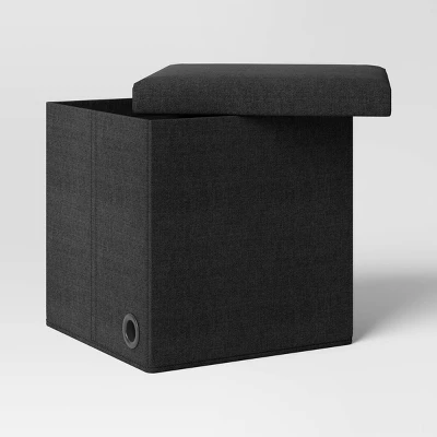 Collapsible Dorm Single Storage Ottoman - Room Essentials™ 5 Collapsible Dorm Single Storage Ottoman - Room Essentials™ - Image 3