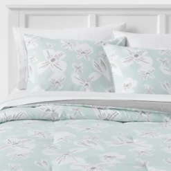 Floral Print Microfiber Reversible Comforter & Sheet Set Mint Green - Room Essentials™ -RSH Decor Store GUEST 7ee2c25d de84 41cd aefc 85519c817fa3