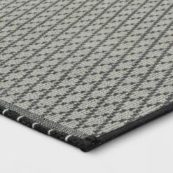 4'x5'6" Small Diamond Area Rug Charcoal Gray - Room Essentials™ -RSH Decor Store GUEST 8a71c9d6 119a 40ae 9167 f7cec448d925