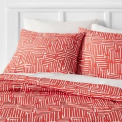 Tread Reversible Microfiber Comforter & Sheets Set Warm Red - Room Essentials™ -RSH Decor Store GUEST 908f0cb8 c89e 425b a6c5 460ff756a278