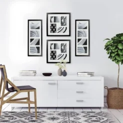 Thin Collage Frame Holds Four 4" X 6" Photos Black - Room Essentials™ -RSH Decor Store GUEST 92031546 a124 47e0 807c 56020352aad6