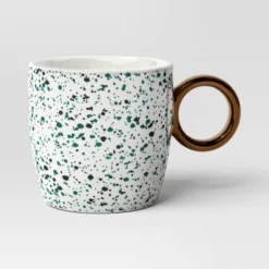 13oz Stoneware Spatter Print Mug Woodsy Green - Room Essentials™ -RSH Decor Store GUEST 9c2eeecb 153f 448c b371 7a395bdbf168