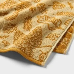 2pk Leaves Harvest Hand Towel Set Gold - Room Essentials™ -RSH Decor Store GUEST 9ebc8b3b 2461 4e8b bb5f 6c83ef5b2552