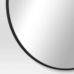 28" Round Metal Mirror Black - Room Essentials™ -RSH Decor Store GUEST a4598769 117a 43d0 9270 d3062d324ef2