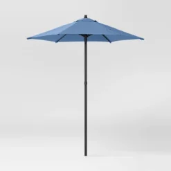 6' Round Outdoor Patio Market Umbrella With Black Pole - Room Essentials™ -RSH Decor Store GUEST a51bfdaf 8203 4226 ab22 93063af06666
