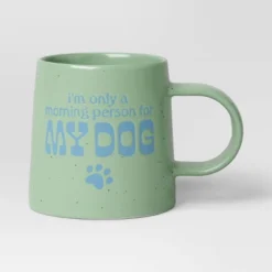 16oz Stoneware I'M Only A Morning Person For My Dog Mug - Room Essentials™: Coffee Mugs, Dog Dad & Mom, Microwave-Safe -RSH Decor Store GUEST a9e5f61d 6106 43dd 8f37 295c1ba51793