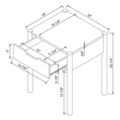 Scandi Nightstand Natural - Room Essentials™ -RSH Decor Store GUEST ae941334 ebd6 4164 b5b6 a6f1b3a83d7e