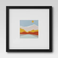 Set Of 9 Gallery Frame Set 10" X 10" Matted To 5" X 5" Black - Room Essentials™ -RSH Decor Store GUEST af8bf485 bdf5 4dc9 8ddd 284197740a27