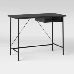Wood And Metal Writing Desk With Storage - Room Essentials™ 10 Wood And Metal Writing Desk With Storage - Room Essentials™ -RSH Decor Store GUEST b6ee626e 3265 49db 8365 a9aaf9b3dcc2