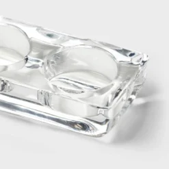 5 Candelabra Tealight Candle Holder - Room Essentials™: Glass Candlestick Holders, Tabletop Decor, Fits 5 Tealights -RSH Decor Store GUEST bcdecb61 c1e6 4bb0 8db3 2ae6c3e7e4b8