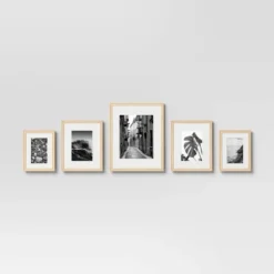 (Set Of 5) Traditional Mixed Frames - Room Essentials™ -RSH Decor Store GUEST c031b7fc 687d 4742 89be f8b4af1f83dd