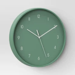 12" Wall Clock Green - Room Essentials™ -RSH Decor Store GUEST c16a2ad1 03cf 4cd3 a486 991e46320e9a