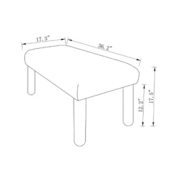 Upholstered Bench Rust Boucle - Room Essentials™ -RSH Decor Store GUEST c2d31e62 c053 4645 9e96 504186aa77a2
