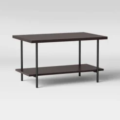 Wood And Metal Coffee Table With Storage Shelf - Room Essentials™ -RSH Decor Store GUEST c493e6ac d8b2 4fbe 88ce 0923f7849a46