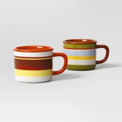 13.5 Fl Oz Set Of 2 Stoneware Camper Mugs - Room Essentials™ -RSH Decor Store GUEST c53291e7 f82f 40b3 a2eb 3717ddeeb2e9