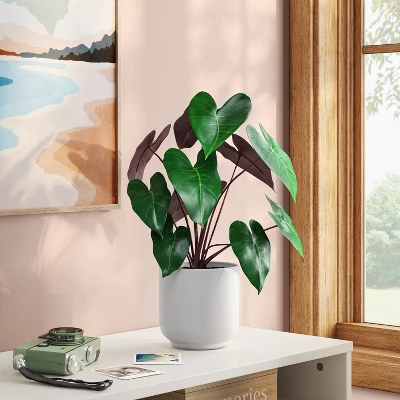 Dasheen Leaf Potted Artificial Plant - Room Essentials™ 3 Dasheen Leaf Potted Artificial Plant - Room Essentials™