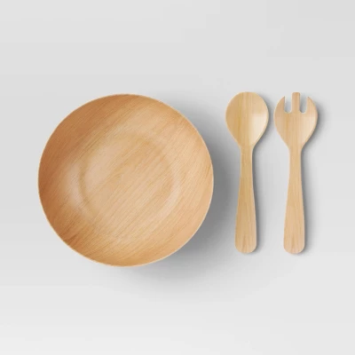 Serving Bowl With Utensils - Room Essentials™ 4 Serving Bowl With Utensils - Room Essentials™ - Image 2