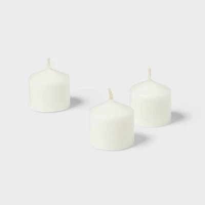 20pc Unscented Votive Set White - Room Essentials™: Paraffin Wax, 10hr Burn Time, 20 Ct 4 20pc Unscented Votive Set White - Room Essentials™: Paraffin Wax, 10hr Burn Time, 20 Ct - Image 2