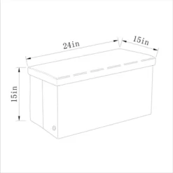 24" Collapsible Dorm Storage Ottoman - Room Essentials™ -RSH Decor Store GUEST cce5ec51 2c9f 4374 ade0 0691e3fd3f9a