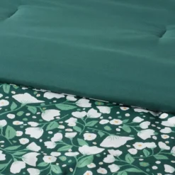 Floral Printed Microfiber Reversible Comforter & Sheets Set Dark Green - Room Essentials™ -RSH Decor Store GUEST df79204e d53f 4796 9fc1 6fecf011d658